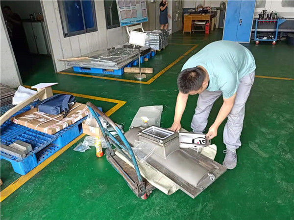 Installation of furnace door