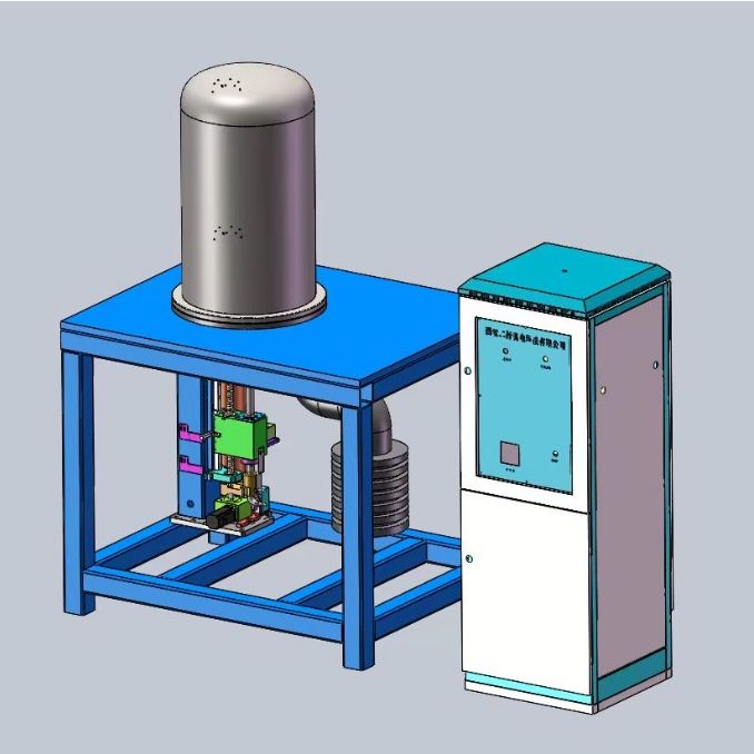 Calcium fluoride furnace